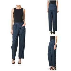 Tibi Poplin Dayle Pant Trouser
